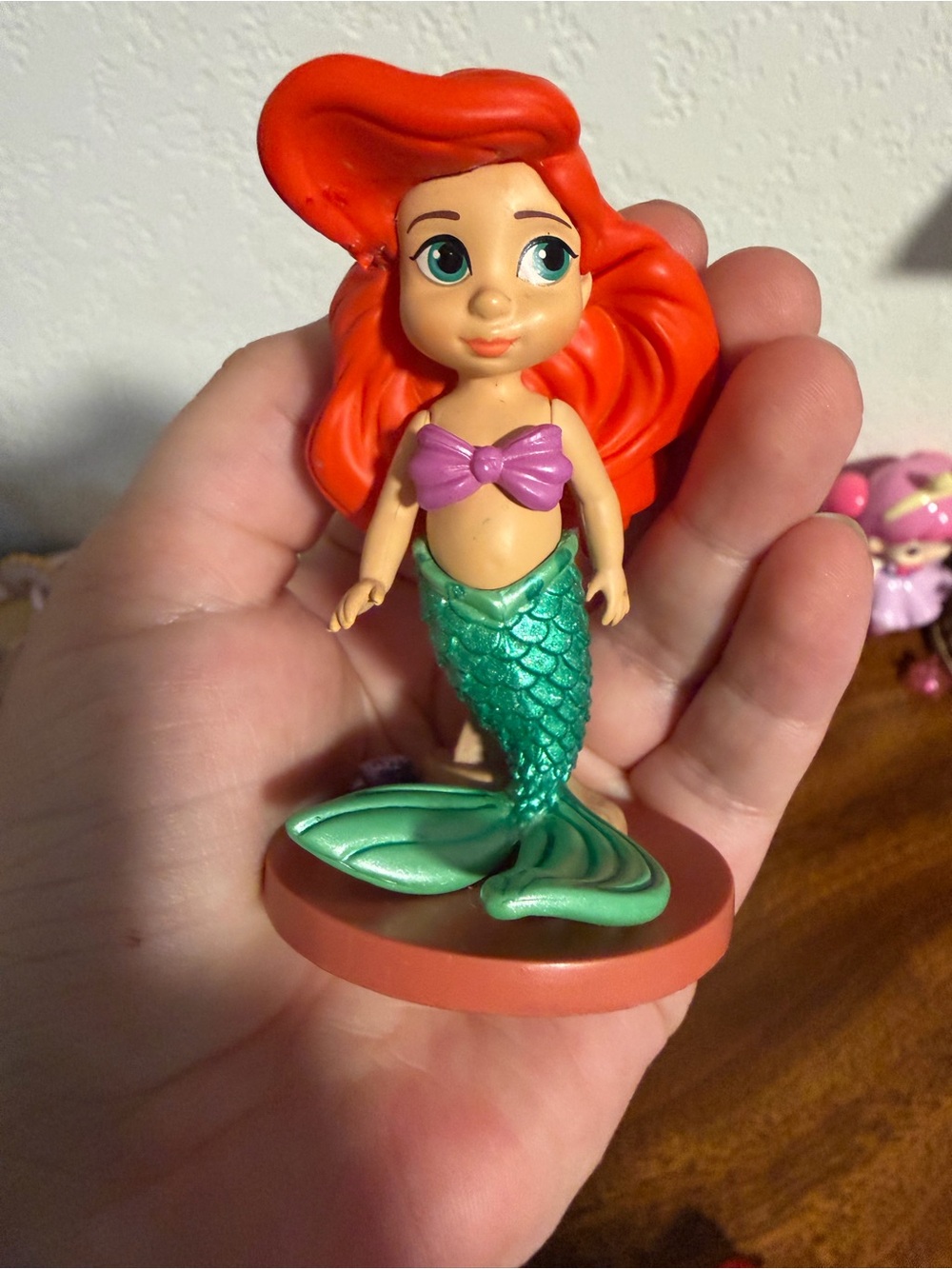 Disney Animator Collection Ariel Little Doll Figure Toy 3”